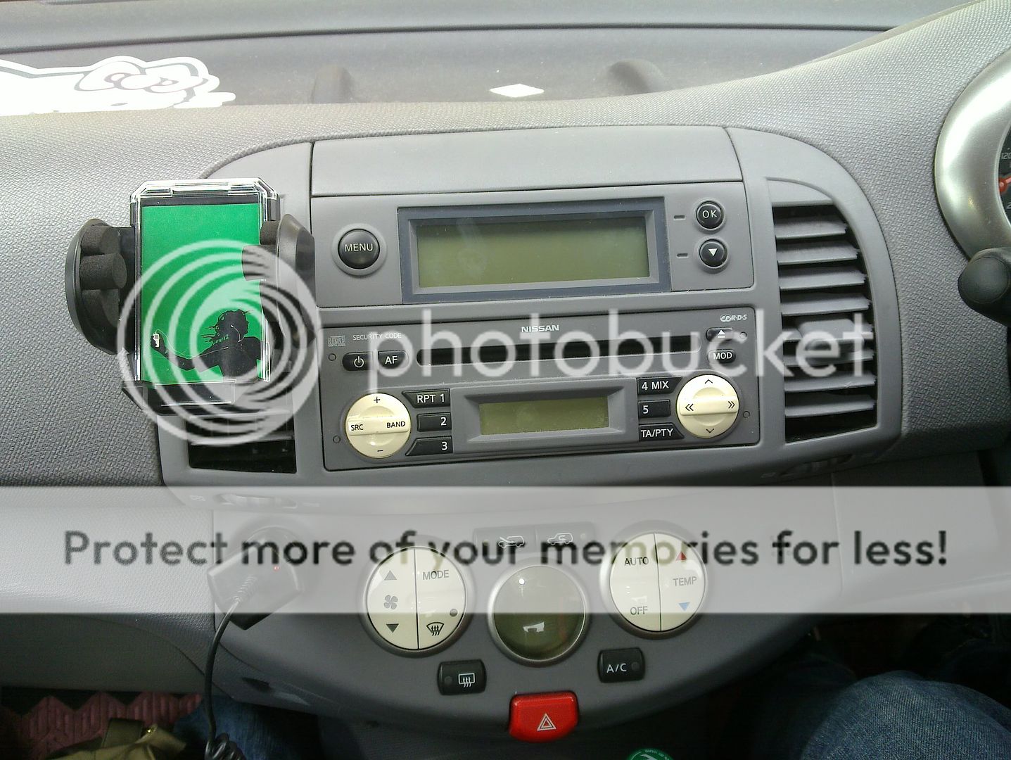 How to remove a nissan micra stereo #3